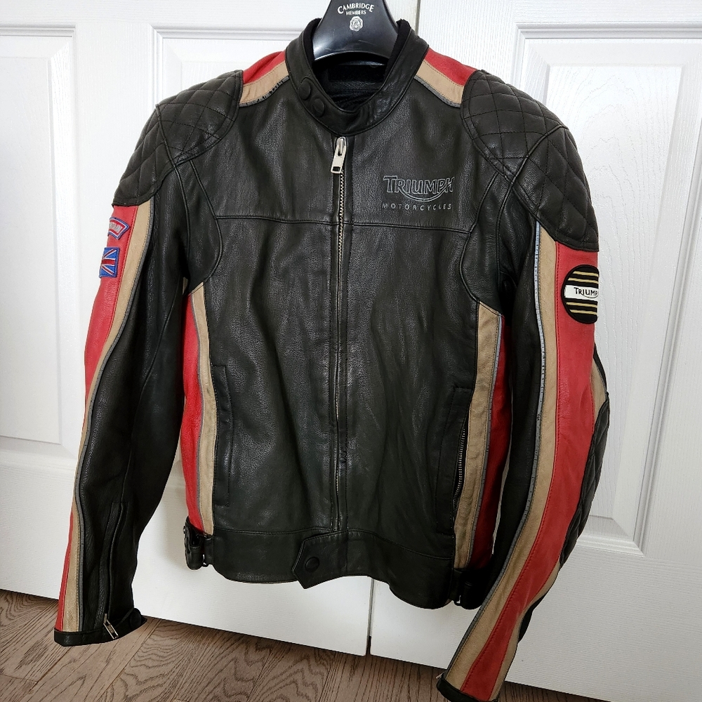 Vintage Triumph motorcycles leather Jacket 38/48